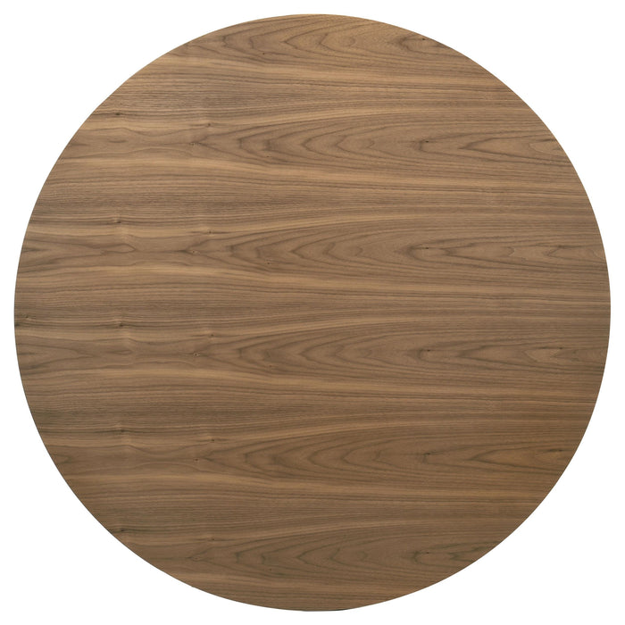 Crestmore 5-piece 46-inch Round Wood Dining Table Set Walnut - Time 2 Sleep (West Covina, CA)