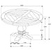 Florence Dining Tables Black - Time 2 Sleep (West Covina, CA)