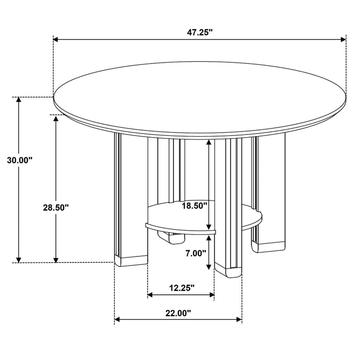 Ottowa Dining Tables Round - Time 2 Sleep (West Covina, CA)