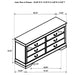 Louis Philippe 6-drawer Dresser White - Time 2 Sleep (West Covina, CA)