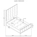 Durango 4 & 5 Piece E.King, Cal.King & Queen Bedroom Set - Time 2 Sleep (West Covina, CA)