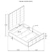 Durango 4 & 5 Piece E.King, Cal.King & Queen Bedroom Set - Time 2 Sleep (West Covina, CA)