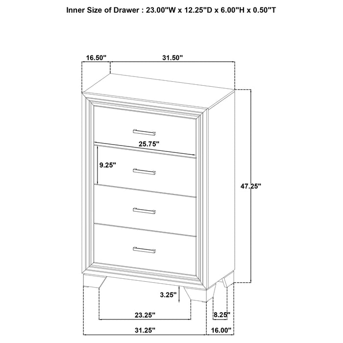 Wright 4 Pc & 5 Pc Bedroom Set