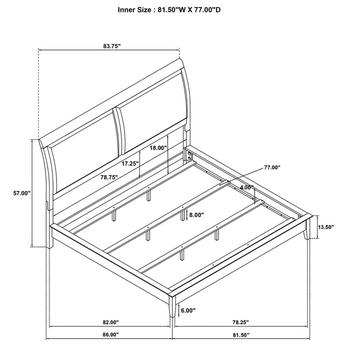 Bexhill California King, E.King, Queen Bed - Time 2 Sleep (West Covina, CA)