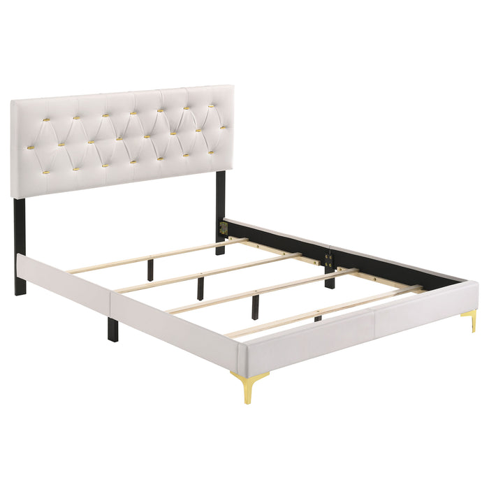 Kendall Panel Bed E.King, & Queen Black & White - Time 2 Sleep (West Covina, CA)