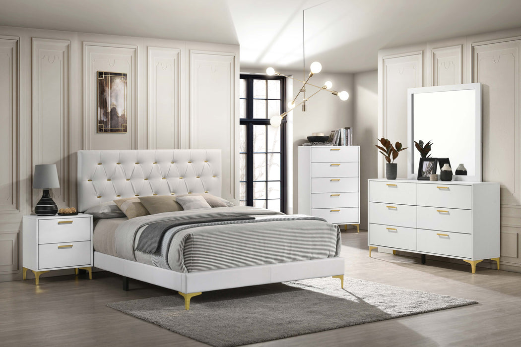 Kendall Panel Bed E.King, & Queen Black & White - Time 2 Sleep (West Covina, CA)