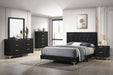 Kendall Panel Bed E.King, & Queen Black & White - Time 2 Sleep (West Covina, CA)