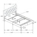 Kendall Panel Bed E.King, & Queen Black & White - Time 2 Sleep (West Covina, CA)