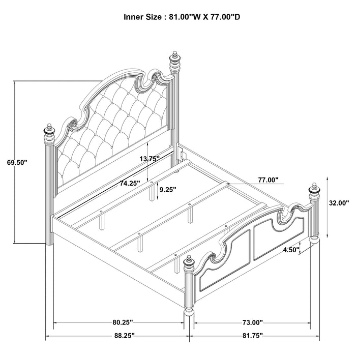 Celina 4 & 5 Piece Bedroom Set King & Queen
