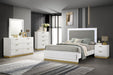 Caraway 4 Pc & Pc E.King, Cal.King, & Queen Bedroom Set Black & White - Time 2 Sleep (West Covina, CA)