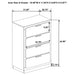 Caraway 4 Pc & Pc E.King, Cal.King, & Queen Bedroom Set Black & White - Time 2 Sleep (West Covina, CA)