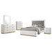 Caraway 4 Pc & Pc E.King, Cal.King, & Queen Bedroom Set Black & White - Time 2 Sleep (West Covina, CA)