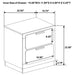 Caraway 4 Pc & Pc E.King, Cal.King, & Queen Bedroom Set Black & White - Time 2 Sleep (West Covina, CA)