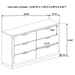 Caraway 4 Pc & Pc E.King, Cal.King, & Queen Bedroom Set Black & White - Time 2 Sleep (West Covina, CA)