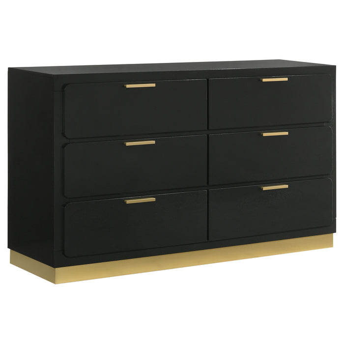 Caraway 4 Pc & Pc E.King, Cal.King, & Queen Bedroom Set Black & White - Time 2 Sleep (West Covina, CA)