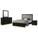 Caraway 4 Pc & Pc E.King, Cal.King, & Queen Bedroom Set Black & White - Time 2 Sleep (West Covina, CA)