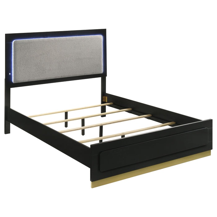 Caraway 4 Pc & Pc E.King, Cal.King, & Queen Bedroom Set Black & White - Time 2 Sleep (West Covina, CA)
