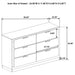 Caraway 4 Pc & Pc E.King, Cal.King, & Queen Bedroom Set Black & White - Time 2 Sleep (West Covina, CA)