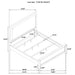 Marielle California King, E.King, & Queen Bed - Time 2 Sleep (West Covina, CA)