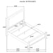 Marielle California King, E.King, & Queen Bed - Time 2 Sleep (West Covina, CA)