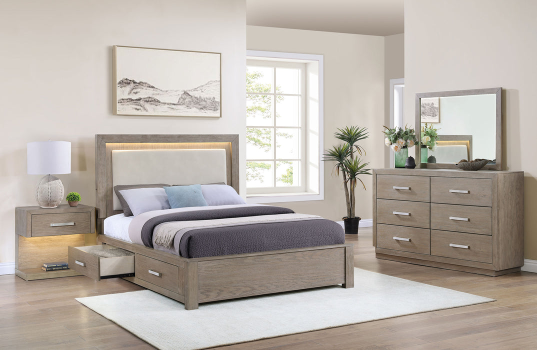 Kendall Upholstered Panel Bed - Time 2 Sleep (West Covina, CA)