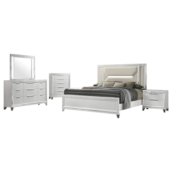 Marmore 4 & 5 Pc E.king, Cal.king, & Queen Bedroom Set - Time 2 Sleep (West Covina, CA)