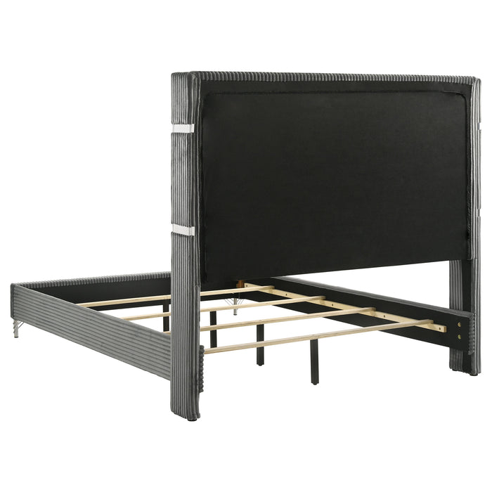 Lucia Eastern King & Queen Bed Beige & Grey - Time 2 Sleep (West Covina, CA)
