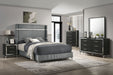 Lucia Eastern King & Queen Bed Beige & Grey - Time 2 Sleep (West Covina, CA)