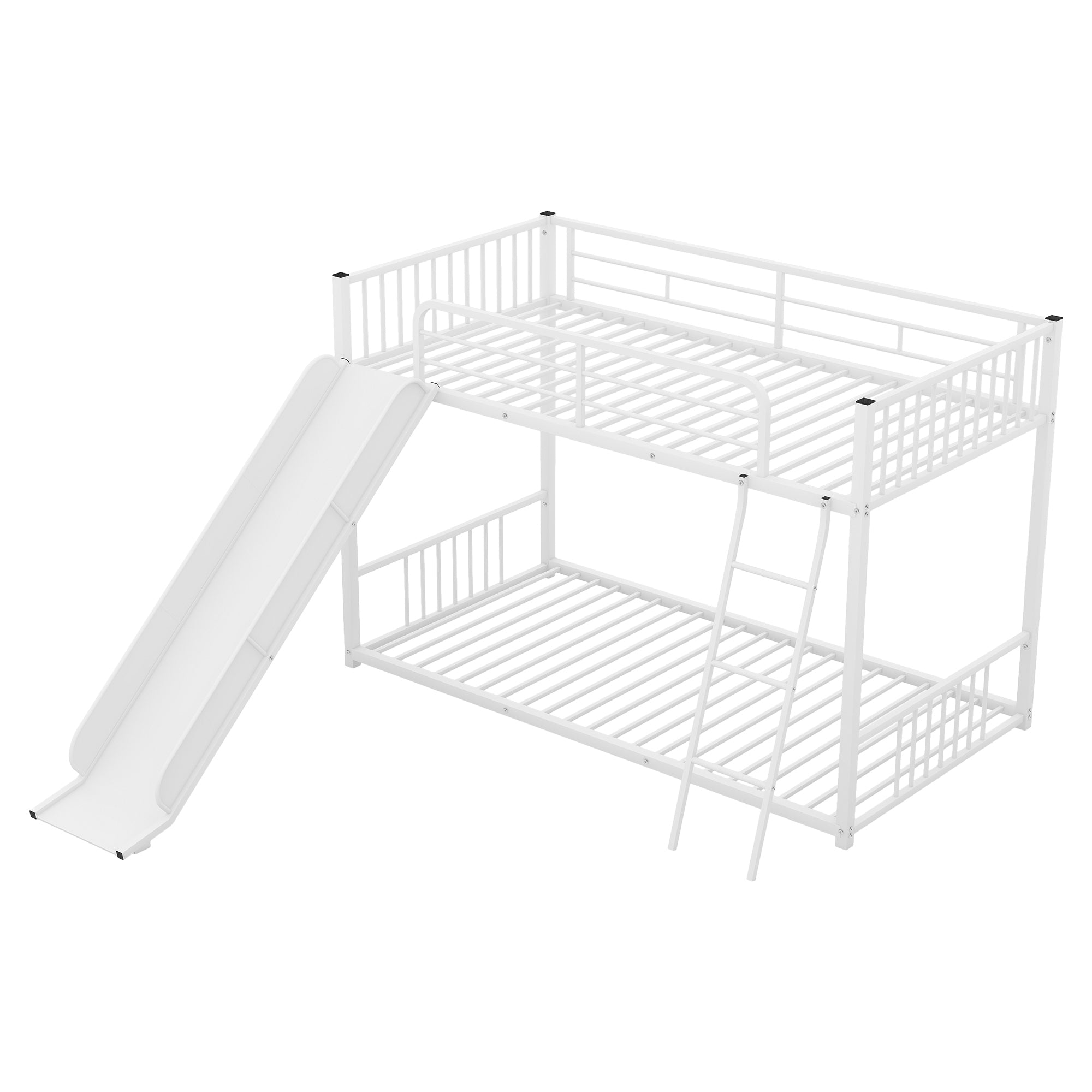 Metal Bunk Bed With Slide