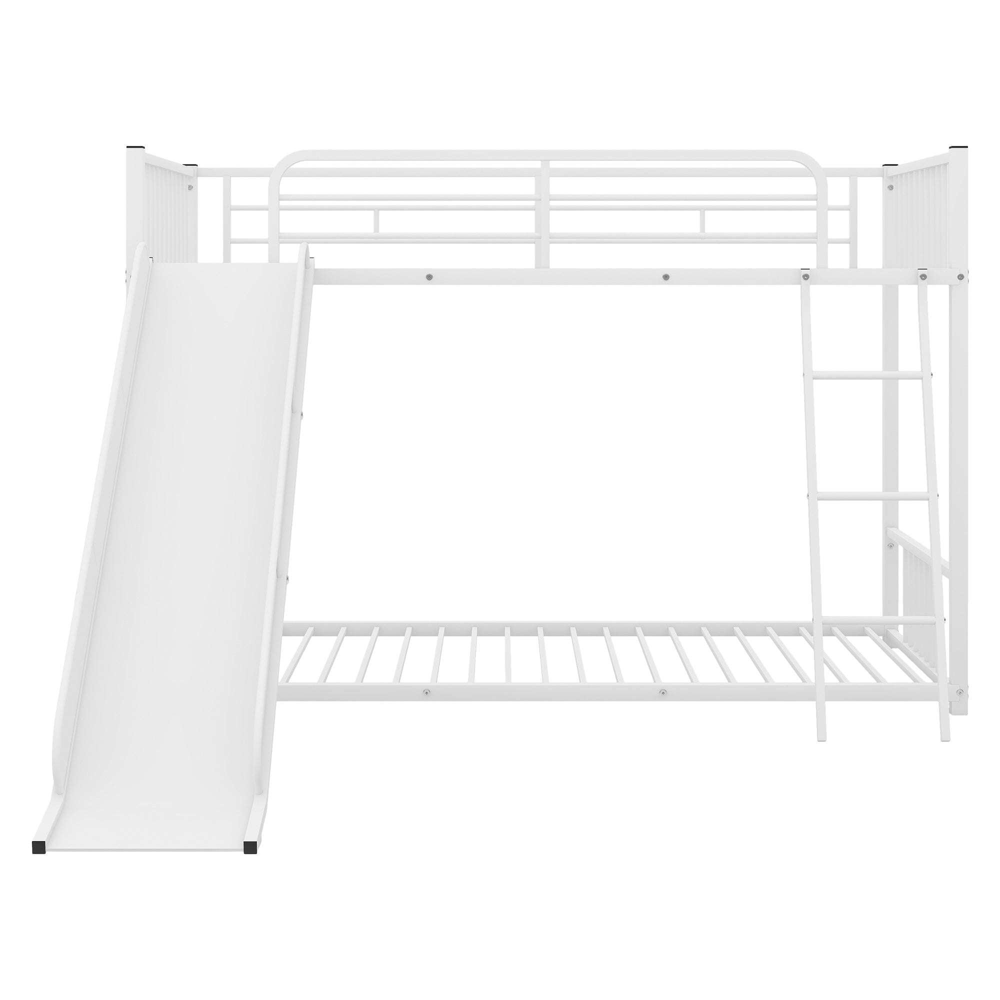 Metal Bunk Bed With Slide