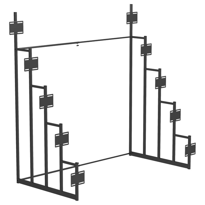 Duarto 5-tier Headboard Display Rack Black - Time 2 Sleep (West Covina, CA)