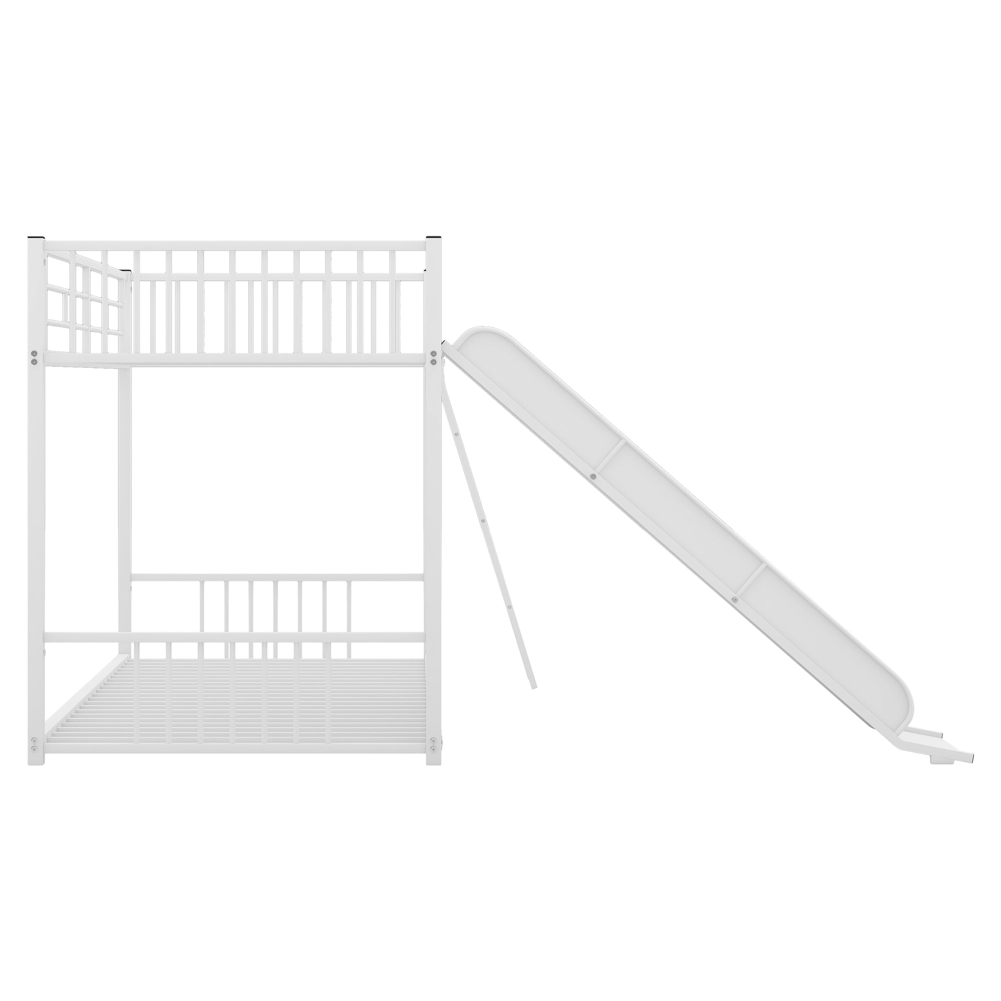 Metal Bunk Bed With Slide