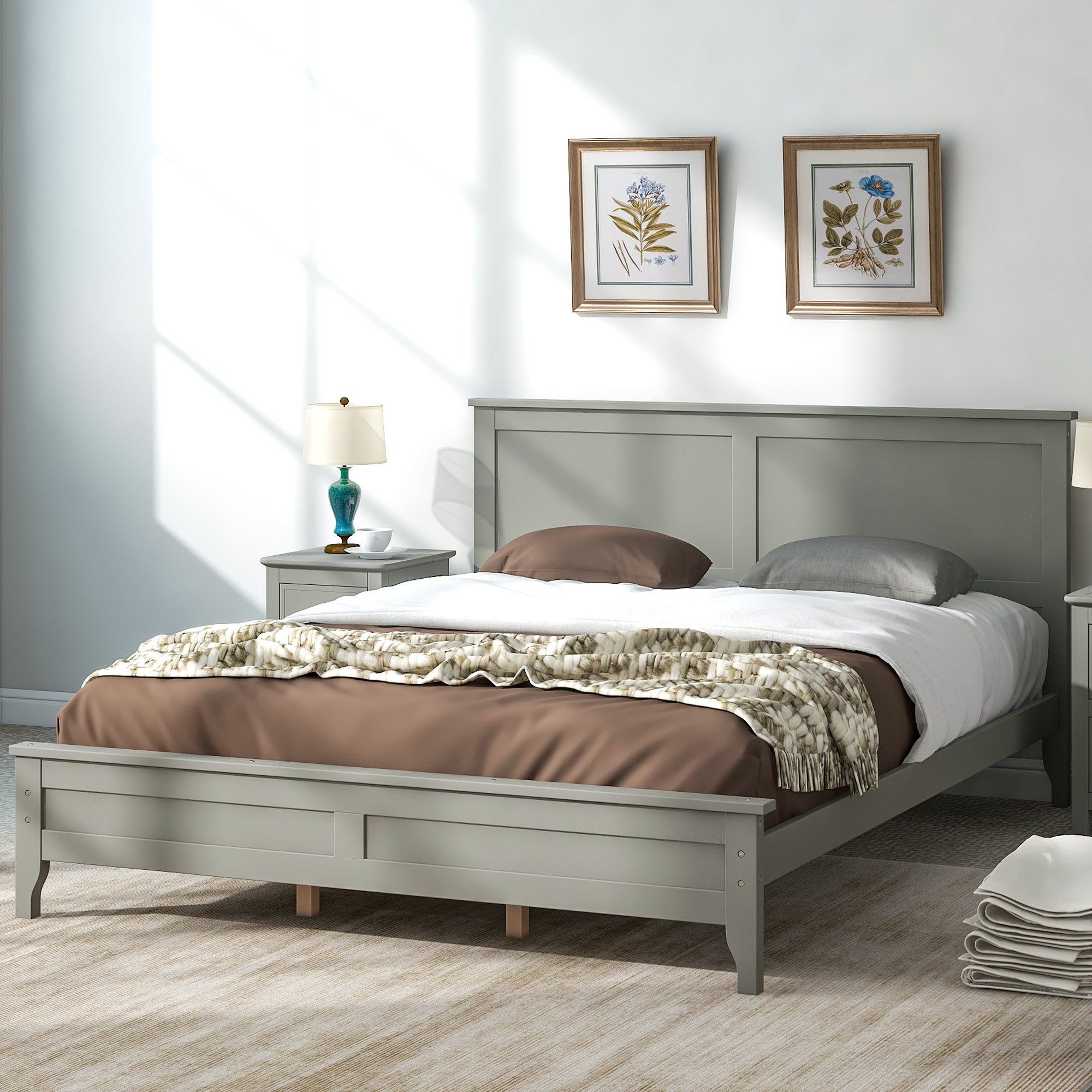 Queen Platform Bed 