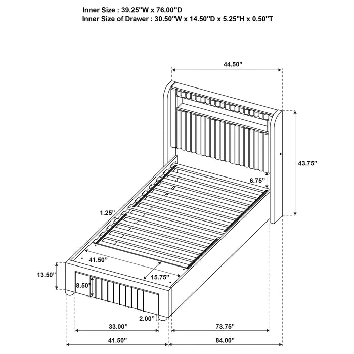 Madison Full & Twin Bed - Time 2 Sleep (West Covina, CA)