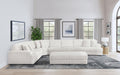 Emberson Upholstered Armless Loveseat Ivory - Time 2 Sleep (West Covina, CA)