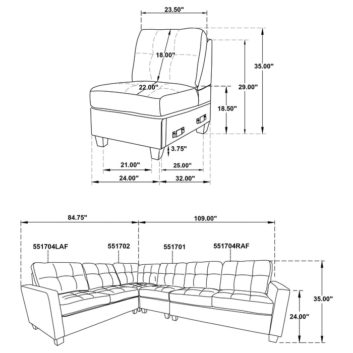 Georgina Modular Sectionals - Time 2 Sleep (West Covina, CA)