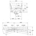 Georgina Modular Sectionals Chair - Time 2 Sleep (West Covina, CA)