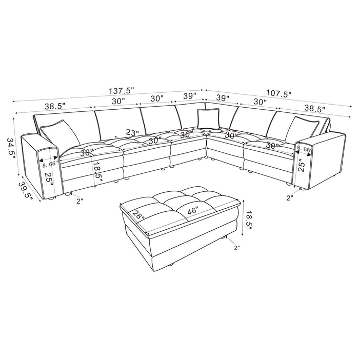 Atlantic Modular Sectionals - Time 2 Sleep (West Covina, CA)