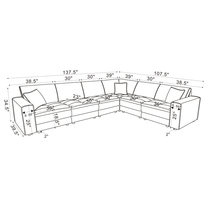 Atlantic Modular Sectionals - Time 2 Sleep (West Covina, CA)