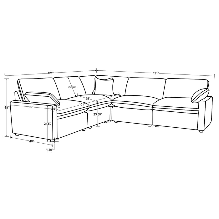 Collins Reclining Sectionals Upholstered - Time 2 Sleep (West Covina, CA)