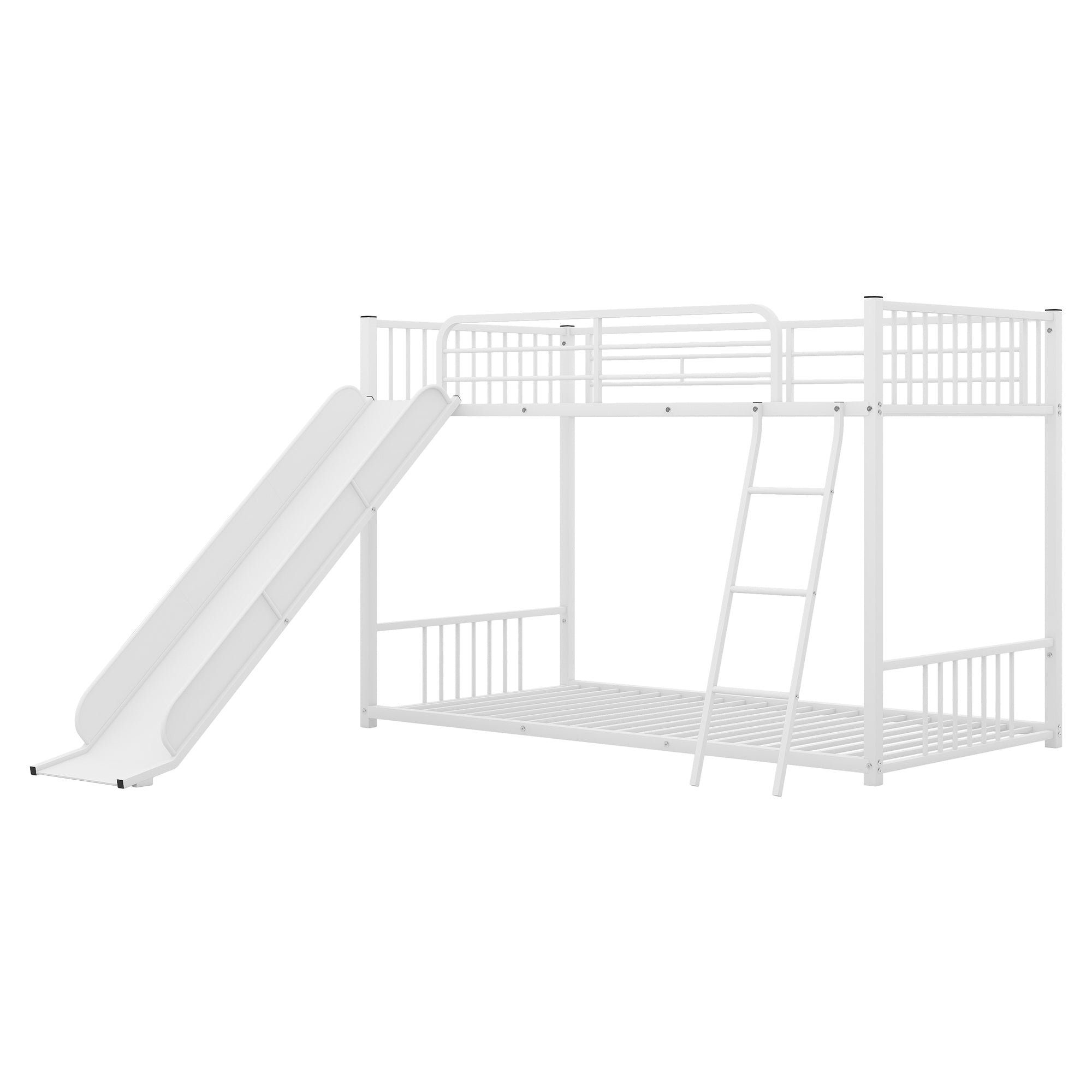 Metal Bunk Bed With Slide