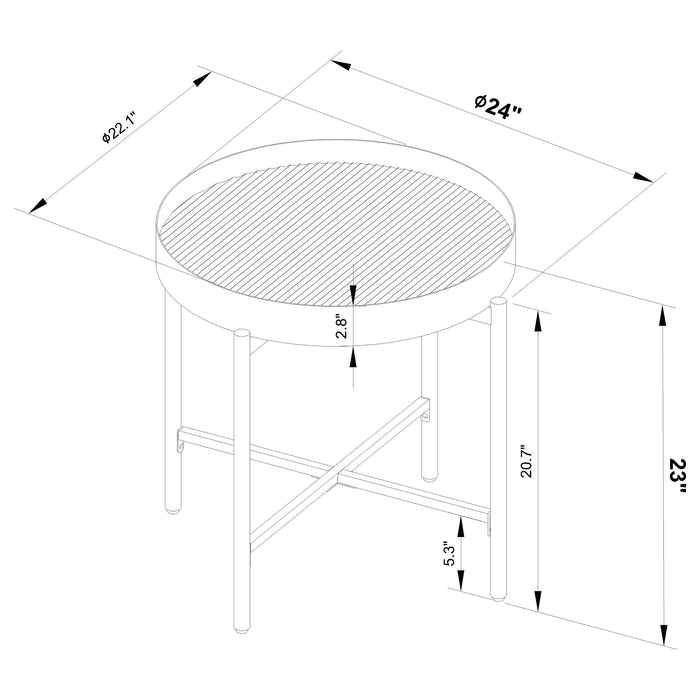 Ozella End Side Tables - Time 2 Sleep (West Covina, CA)