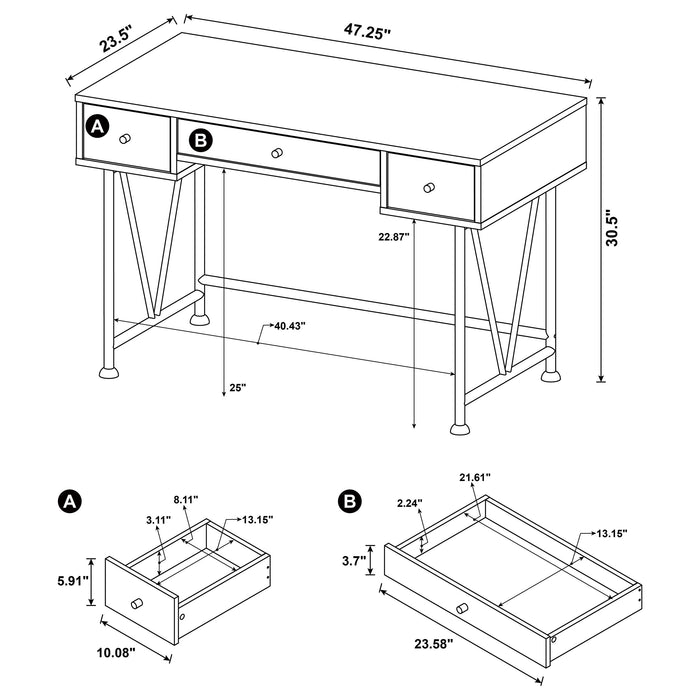 Analiese Desk Sets - Time 2 Sleep (West Covina, CA)