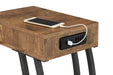 Troy Accent Table with Power Outlet Antique Nutmeg - Time 2 Sleep (West Covina, CA)
