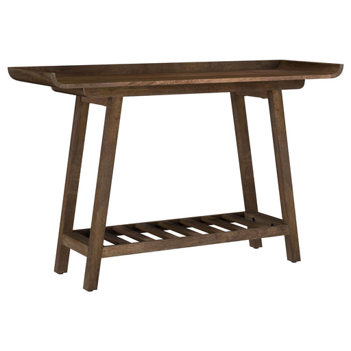 Ornelas 46-inch Console Table with Slatted Shelf Mango Brown - Time 2 Sleep (West Covina, CA)