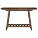 Ornelas 46-inch Console Table with Slatted Shelf Mango Brown - Time 2 Sleep (West Covina, CA)