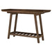 Ornelas 46-inch Console Table with Slatted Shelf Mango Brown - Time 2 Sleep (West Covina, CA)