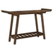 Ornelas 46-inch Console Table with Slatted Shelf Mango Brown - Time 2 Sleep (West Covina, CA)