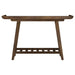Ornelas 46-inch Console Table with Slatted Shelf Mango Brown - Time 2 Sleep (West Covina, CA)