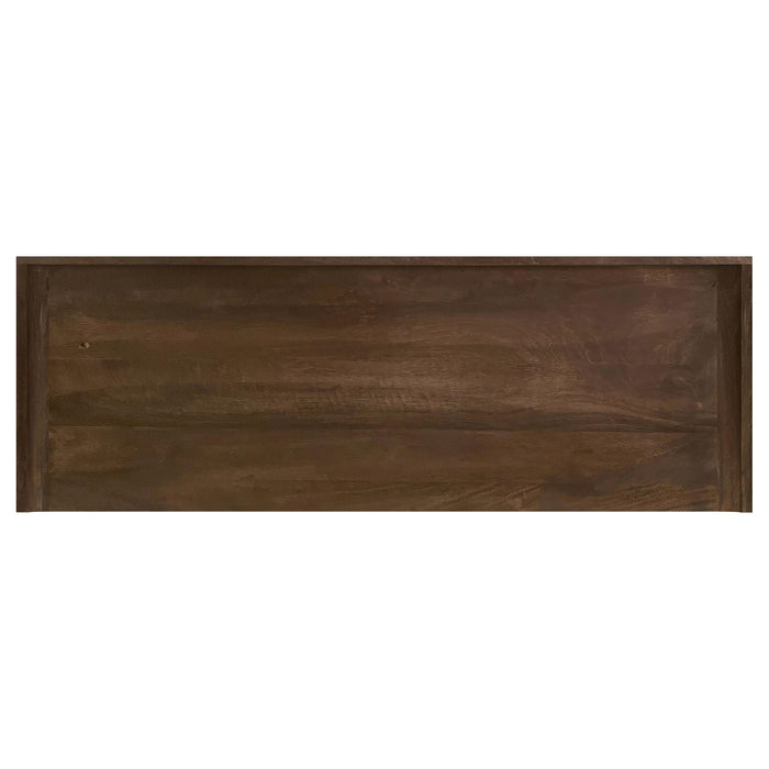 Ornelas 46-inch Console Table with Slatted Shelf Mango Brown - Time 2 Sleep (West Covina, CA)